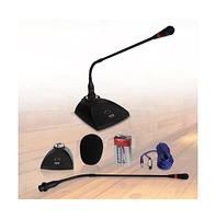 Pyle Table Top Conference Microphone, Adjustable Gooseneck Condenser, Cardioid Pickup Pattern