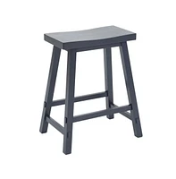 Liberty Furniture 24 Inch Sawhorse Counter Stool- Navy