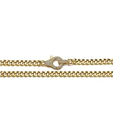 Rachel Glauber Stylish polished Curb Link Chain Necklace