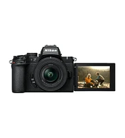 Nikon Z50 Ii Black Mirrorless Camera Two Lens Kit with Cmos Image Sensor