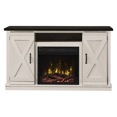 Slickblue Farm House Tv Entertainment Electric Fireplace