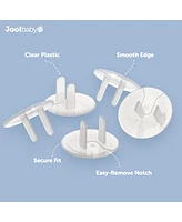 Jool Baby Toddler Jool Outlet Covers (32 Pack) Safety - Easy Adult Removal, Plug Protectors Proofing Electric Sockets - Transparent Design