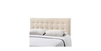 Slickblue Modern Fabric Upholstered Button Tufted Headboard