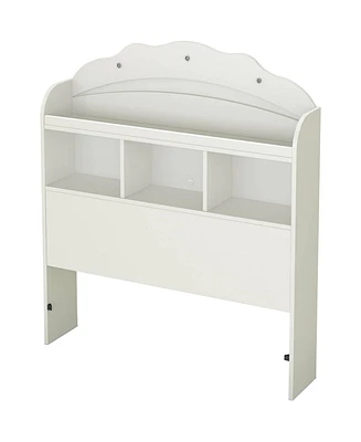 Slickblue Bookcase Headboard in Wood Finish - Stylish Storage for Your Bedroom