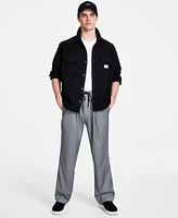 Hugo by Boss Men's Oversized-Fit Shirt Jacket