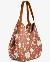 Style & Co Whipstitch Floral Printed Medium Shoulder Bag, Exclusively at Macy's