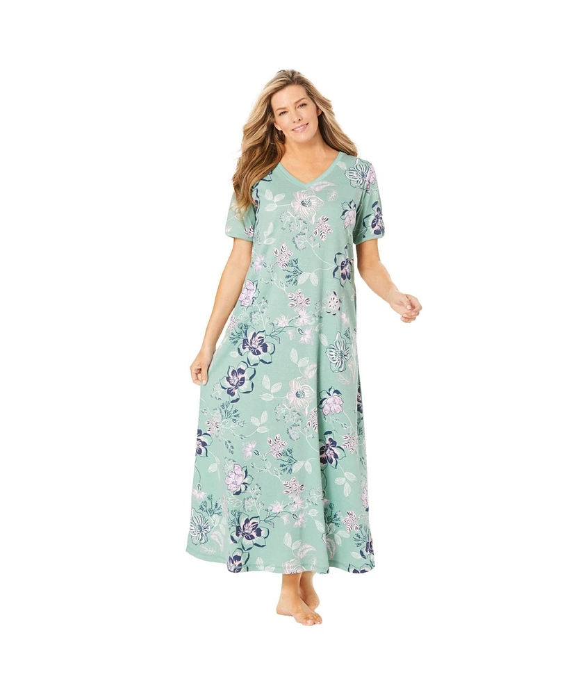 Dreams & Co. Women's Long T-Shirt Lounger