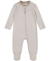 Nike Baby Boy or Girl Long-Sleeve Striped Footed Coverall