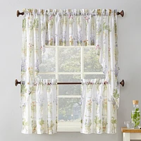 No. 918 Evesgarden Semi-Sheer Rod Pocket Kitchen Curtain Valance