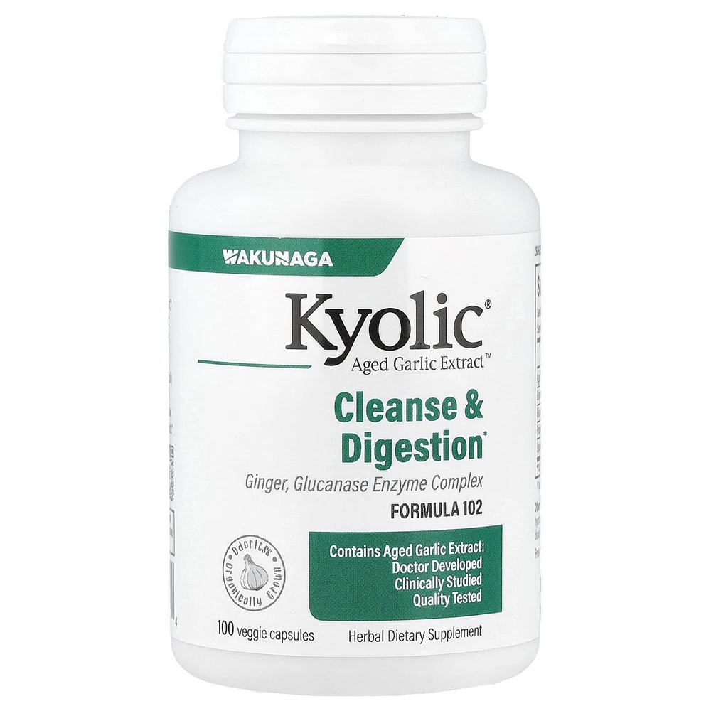 Kyolic Aged Garlic Extract Cleanse & Digestion Formula 102