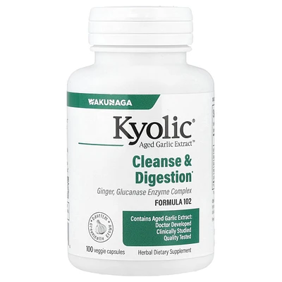 Kyolic Aged Garlic Extract Cleanse & Digestion Formula 102