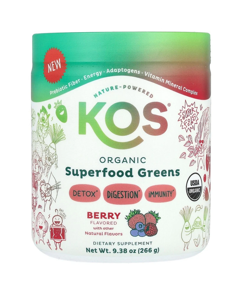 Kos Organic Superfood Greens Berry