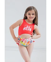 D100 Toddler Girls Disney Mickey Mouse One Piece Bathing Suit