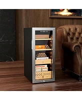 Miuguyo 60L Electric Humidor, Cigar Humidor for 550 Cigars, Cooling, Heating and Humidity Control