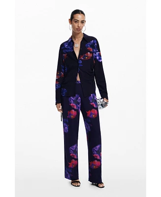 Desigual Women's Flowy floral pants