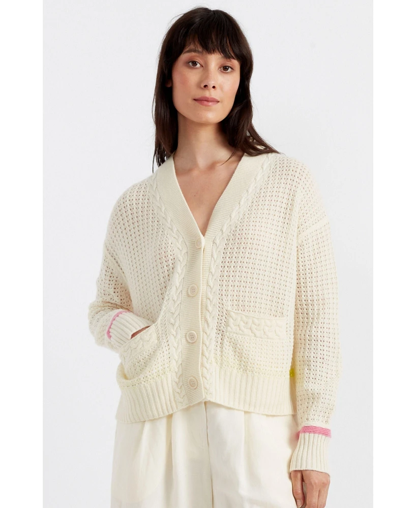 Chinti and Parker Women's & Penzance Wool Cashmere Cardigan