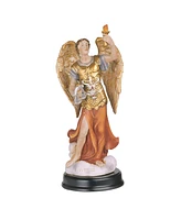 Fc Design "2-pc Set" 5"H Archangel Uriel Statue Angel of Wisdom Holy Figurine Statue Ornament Home Room Office Decor and Perfect Ideas for Housewarmin