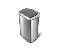 Slickblue Motion Sensor 13-Gallon Stainless Steel Kitchen Trash Can with Lid