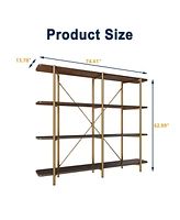 Boyel Living 74.6” High Grade Stainless Steel Storage Rack