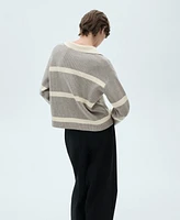 Mango Women's Polo Neck Knitted Sweater