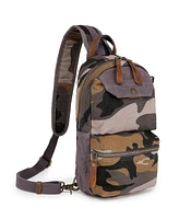 Tsd Brand Mountain Leaf Top Handle Sling Bag