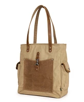 Tsd Brand Valley and Sky Canvas Tote Bag