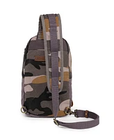 Tsd Brand Mountain Leaf Top Handle Sling Bag