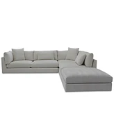 Merten 3-Pc. Fabric Sectional Sofa, Exclusively at Macys