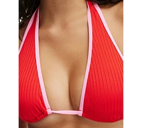 Cotton On Women's High Apex Triangle Bikini Top