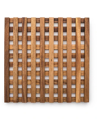 Ironwood Acacia Wood 10" Venetian Trivet