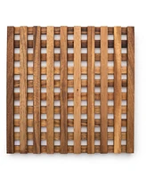 Ironwood Acacia Wood 10" Venetian Trivet