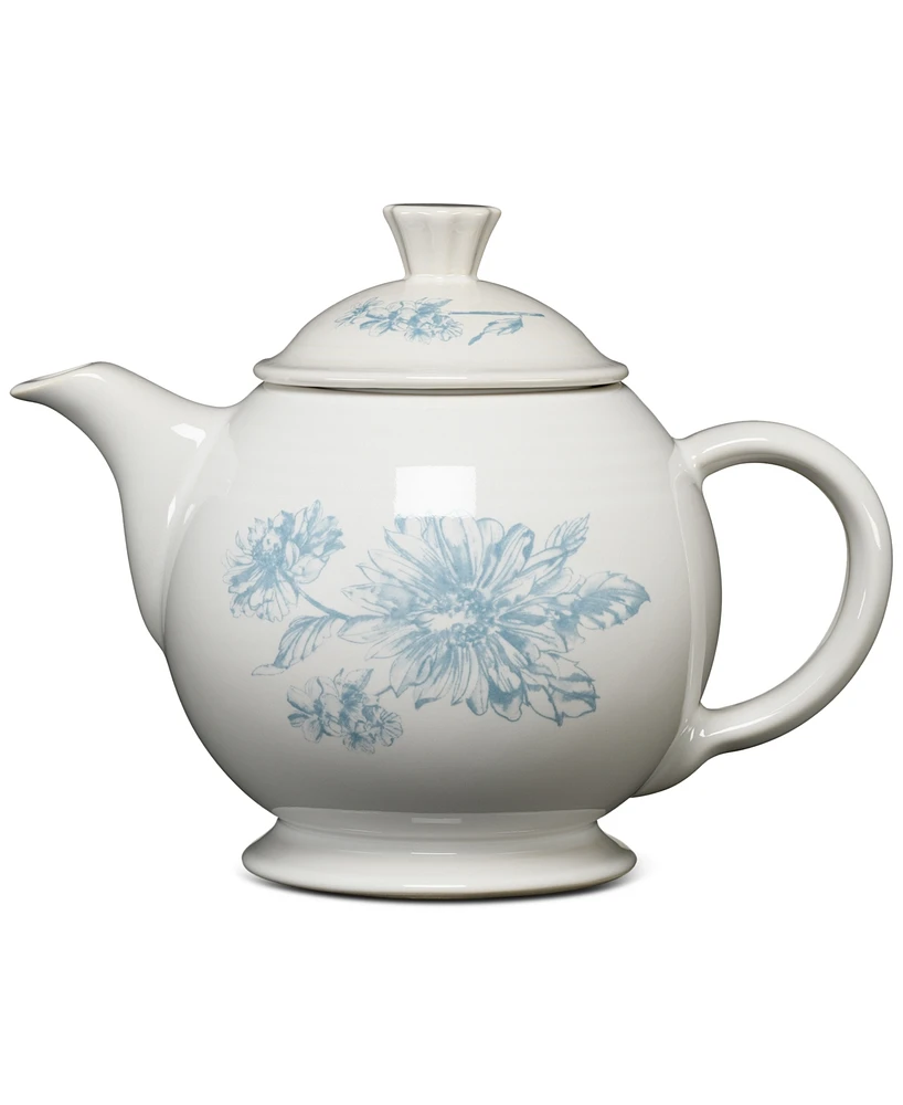 Fiesta Botanical Floral 44 oz. Covered Teapot