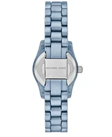 Michael Kors Women's Limited-Edition Lexington Three-Hand Chambray Blue Stainless Steel Watch, 26mm