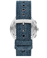 Michael Kors Women's Gramercy Chronograph Blue Denim Watch, 40mm