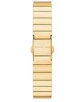 Michael Kors Women's Darrington Two-Hand Gold-Tone Stainless Steel Watch, 14mm