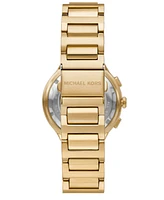 Michael Kors Women's Gramercy Chronograph Gold-Tone Stainless Steel Watch, 40mm