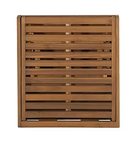 vidaXL Folding Sun Lounger Solid Acacia Wood