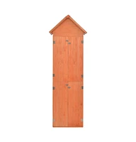vidaXL Garden Storage Shed 28"x23.6"x83.9" Wood
