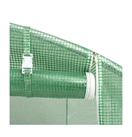 vidaXL Greenhouse 96.9 ft² 118.1"x118.1"x78.7"