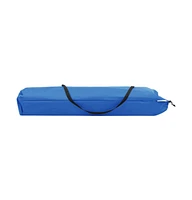 vidaXL Two Person Folding Sun Lounger Blue Steel