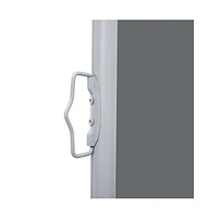 Retractable Side Awning Anthracite 55.1"x236.2"