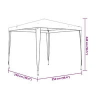 vidaXL Party Tent 8.2'x8.2' Blue