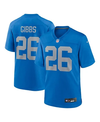 Nike Men's Jahmyr Gibbs Blue Detroit Lions Alternate Game Jersey