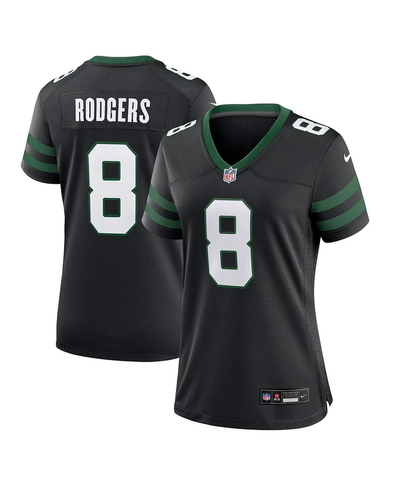 Nike Women's Aaron Rodgers Legacy Black New York Jets Alternate Game Jersey