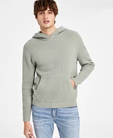 Sun + Stone Men's Waffle-Knit Pullover Hoodie, Exclusively at Macy's