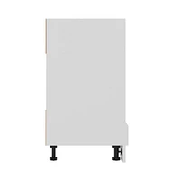 Oven Cabinet White 23.6"x18.1"x32.1" Engineered Wood