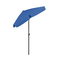 vidaXL Beach Parasol Azure Blue 70.9"x47.2"