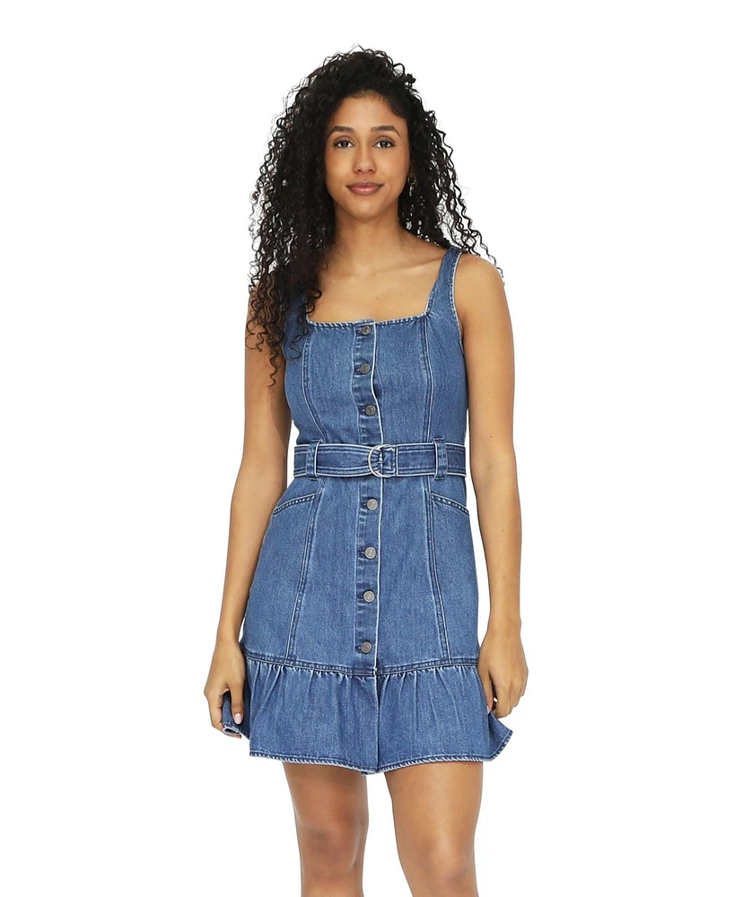 Belle & Bloom Reunite Denim Mini Dress