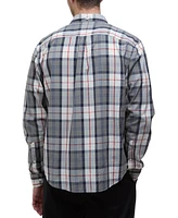 Barbour Men's Laggon Tailored Fit Long Sleeve Button-Down Tartan Shirt