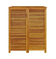 vidaXL Patio Storage Box 27.6"x34.3"x40.9" Solid Wood Acacia